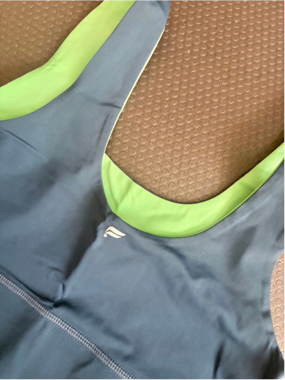 Fabletics Mint Green & Black Reversible Sports Bra (Small) - Picture 3 of 6
